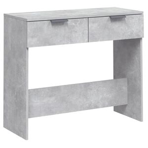 vidaXL Konsolinis staliukas, betono pilkas, 90x36x75cm, mediena