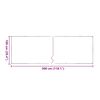 vidaXL Skaidrus brezentas su ąselėmis 1x3 m PVC