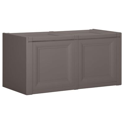 vidaXL Dėžė pagalvėlėms, pilkos spalvos, 86x40x42cm, 85l