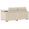 vidaXL Sofa 2 pcs Juodas 219 x 80 x 82 cm audinys