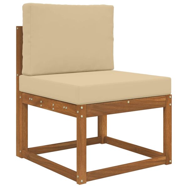 vidaXL Lauko sofa pagalvėlė 2 pcs Smėlio Poliesteris