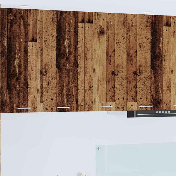 vidaXL Pakabinama spintelė su saugykla Senas medis 80 x 31 x 80 cm