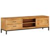 vidaXL TV spintelė, mango medienos masyvas, 140x30x40cm