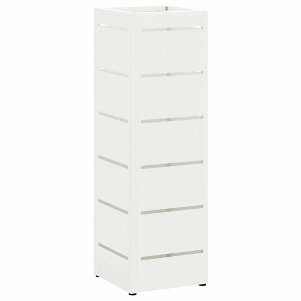 vidaXL Sandėliavimo kabliukas ir laikiklis Balta 15,5 x 15,5 x 49 cm