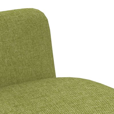 vidaXL Valgomojo kėdės, 4 vnt., žalios spalvos, audinys (2x282594)