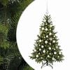 vidaXL Dirbtinė kalėdinė eglutė su rutuliuku 150 cm 150 LED