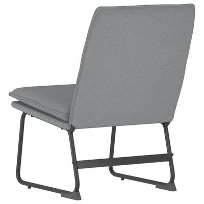 vidaXL Poilsio kėdė, šviesiai pilkos spalvos, 52x75x76cm, audinys