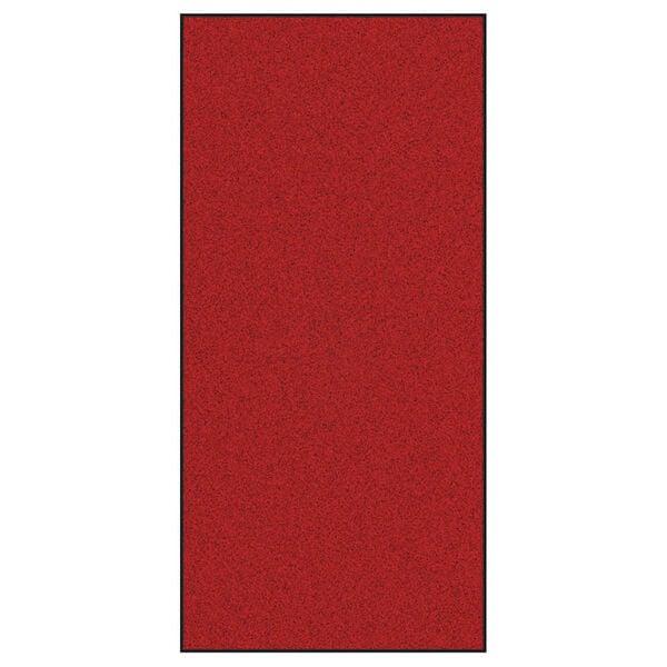 vidaXL Durų kilimėlis Kita Raudona ir Juoda 120 x 250 cm