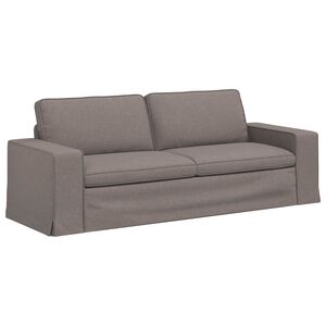 vidaXL Sofa Tortora 222 x 80 x 82 cm audinys