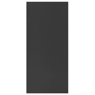 vidaXL Knygų/šoninė spintelė, juoda, 66x30x130cm, apdirbta mediena