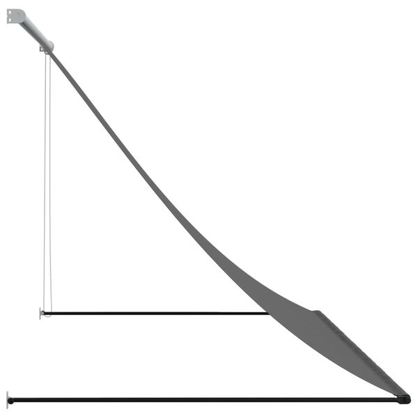 vidaXL I&scaron;traukiama markizė, antracito, 250x150cm, audinys ir plienas