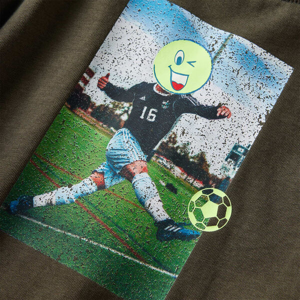 Vaiki&scaron;ki mar&scaron;kinėliai ilgomis rankovėmis, chaki spalvos, 116 dydžio