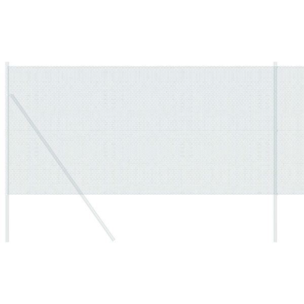 vidaXL Heksagoninė tvora Žalia 1,4 x 10 m PVC