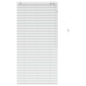 vidaXL Venecijos žaliuzės Balta 70 x 160 cm 35 mm