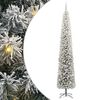 vidaXL Dirbtinė Kalėdų eglutė Žalia 270 cm PVC, plienas ir plastikas