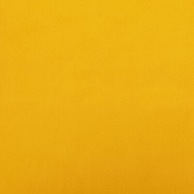 vidaXL Pakoja, garstyčių geltonos spalvos, 60x60x36cm, aksomas