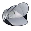 DERYAN I&scaron;skleidžiama paplūdimio palapinė, sidabrinė, 155x133x95cm, XXL