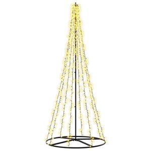 vidaXL LED kalėdinė eglutė EKENAS 235 cm 1000 LED &Scaron;ilta balta Plienas