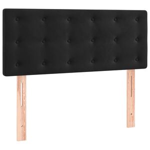 vidaXL Galvūgalis, juodos spalvos, 90x5x78/88cm, aksomas