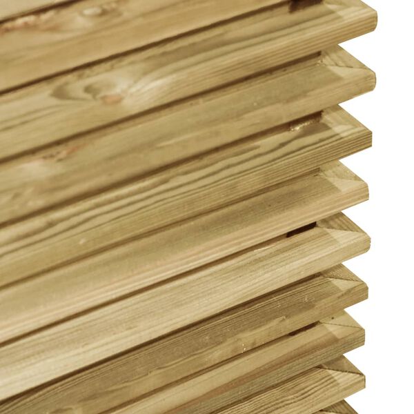 vidaXL Sodo lovelis, 50x50x80cm, impregnuota pušies mediena, aukštas