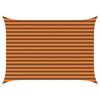 vidaXL Saulės burė Oranžinė ir ruda 3,5 x 2,5 m