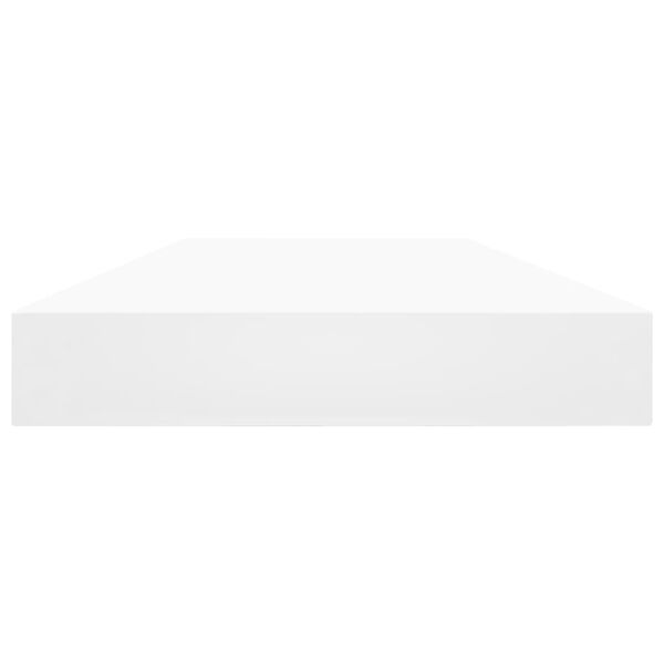 vidaXL Knygų lentynos plok&scaron;tės, 8vnt., baltos, 80x10x1,5cm, MDP