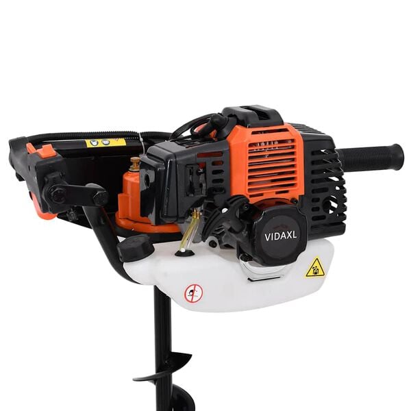 vidaXL Sraigtinio žemės grąžto rinkinys, plienas