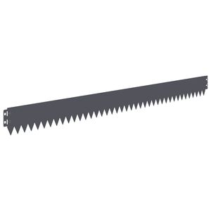 vidaXL Vejo kra&scaron;tas 20 pcs 103 x 10 cm Plienas Antracito