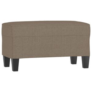 vidaXL Suoliukas, taupe spalvos, 70x35x41cm, audinys
