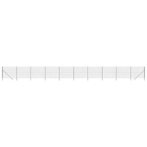 vidaXL Vielinė tinklinė tvora, antracito, 1,6x25m, plienas