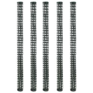 vidaXL Sodo tvoros tinklai, 5vnt., žalios spalvos, 1x1,2m, HDPE