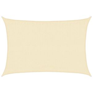 vidaXL Uždanga nuo saulės, kreminės spalvos, 3,5x4,5m, HDPE, 160g/m&sup2;
