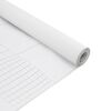 vidaXL Savaime prisiklijuojanti langų plėvelė Frosted Balta PVC