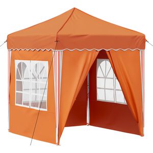 vidaXL Pop-up &scaron;ventinis palapinė 195 x 195 x 245 cm Oranžinė