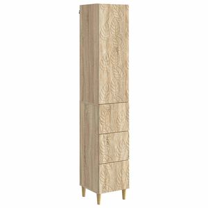 vidaXL Spintelė 2 pcs Sonoma ąžuolas 33 x 34,5 x 90 cm