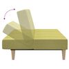 vidaXL Dvivietė sofa-lova, žalios spalvos, audinys
