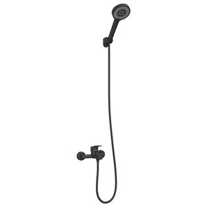 vidaXL Du&scaron;o galvutės rinkinys Juoda G 1 / 2 colių