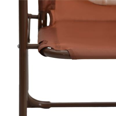 vidaXL Vaikiškas bistro baldų komplektas su skėčiu, 3 dalių, rudas