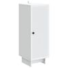 vidaXL Kabalas Balta 33 x 34,5 x 90 cm Apdirbta mediena