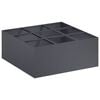 vidaXL Sodo vazonas Antracito 100 x 100 x 20 cm