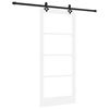 vidaXL Slankios durys ORKDAL 86 x 198,5 cm Balta ir juoda