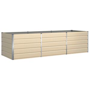 vidaXL Lovelis Ivory 290 x 100 x 75 cm Galvanizuotas plienas