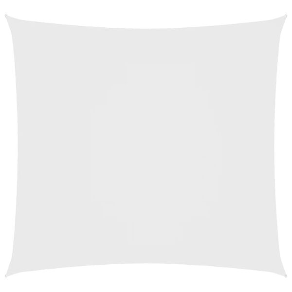 vidaXL Uždanga nuo saulės, balta, 2x2m, oksfordo audinys, kvadratinė