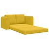 vidaXL Sofa lova 60cm Geltona Aksomas
