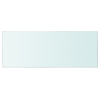 vidaXL Lentynos plokštė, skaidrus stiklas, 60x25 cm