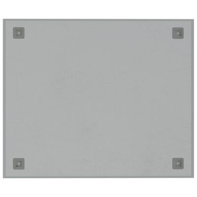 vidaXL Sieninė magnetinė lenta, balta, 60x50cm, grūdintas stiklas