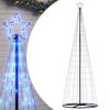 vidaXL LED Kalėdų eglutė 550 LED Mėlyna 300 cm