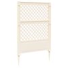 vidaXL Tinklas su kuolu Balta 99 x 6 x 165 cm PP