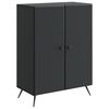 vidaXL Kabalas Juoda 66 x 34,5 x 90 cm Apdirbta mediena