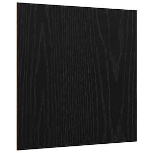 vidaXL Dekoratyvinės Panelės 12 vnt. Juodas ąžuolas 30 x 30 x 0.27 cm